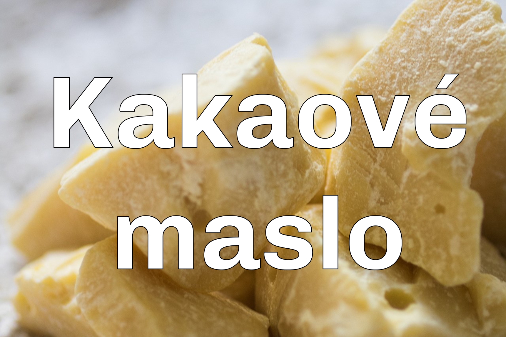 USR kategória kakaove maslo